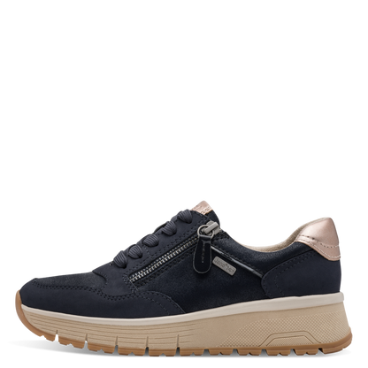 Jana 23762- navy waterproof trainer