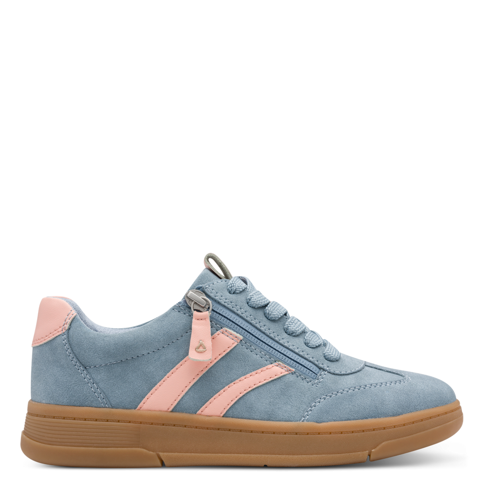 Jana trainer 23784 - sky/peach - Kirbys Footwear Ltd