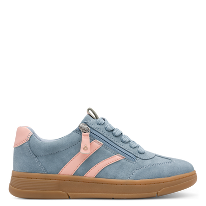 Jana trainer 23784 - sky/peach - Kirbys Footwear Ltd