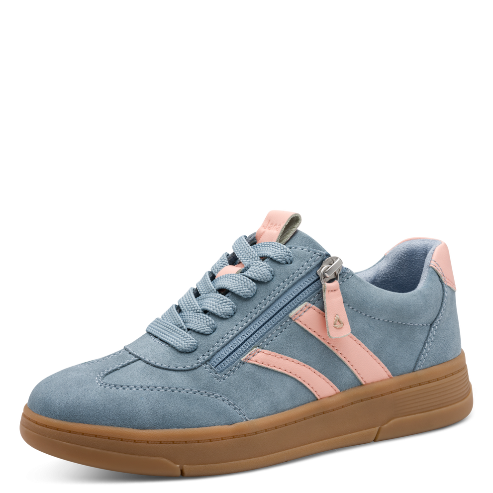 Jana trainer 23784 - sky/peach - Kirbys Footwear Ltd