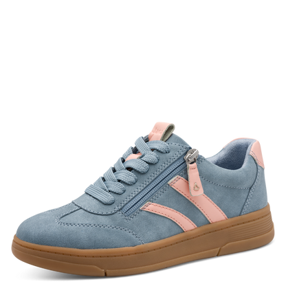 Jana trainer 23784 - sky/peach - Kirbys Footwear Ltd