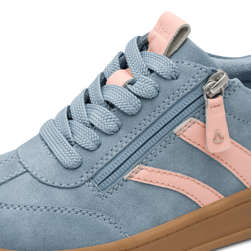 Jana trainer 23784 - sky/peach - Kirbys Footwear Ltd