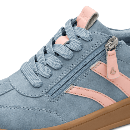 Jana trainer 23784 - sky/peach - Kirbys Footwear Ltd