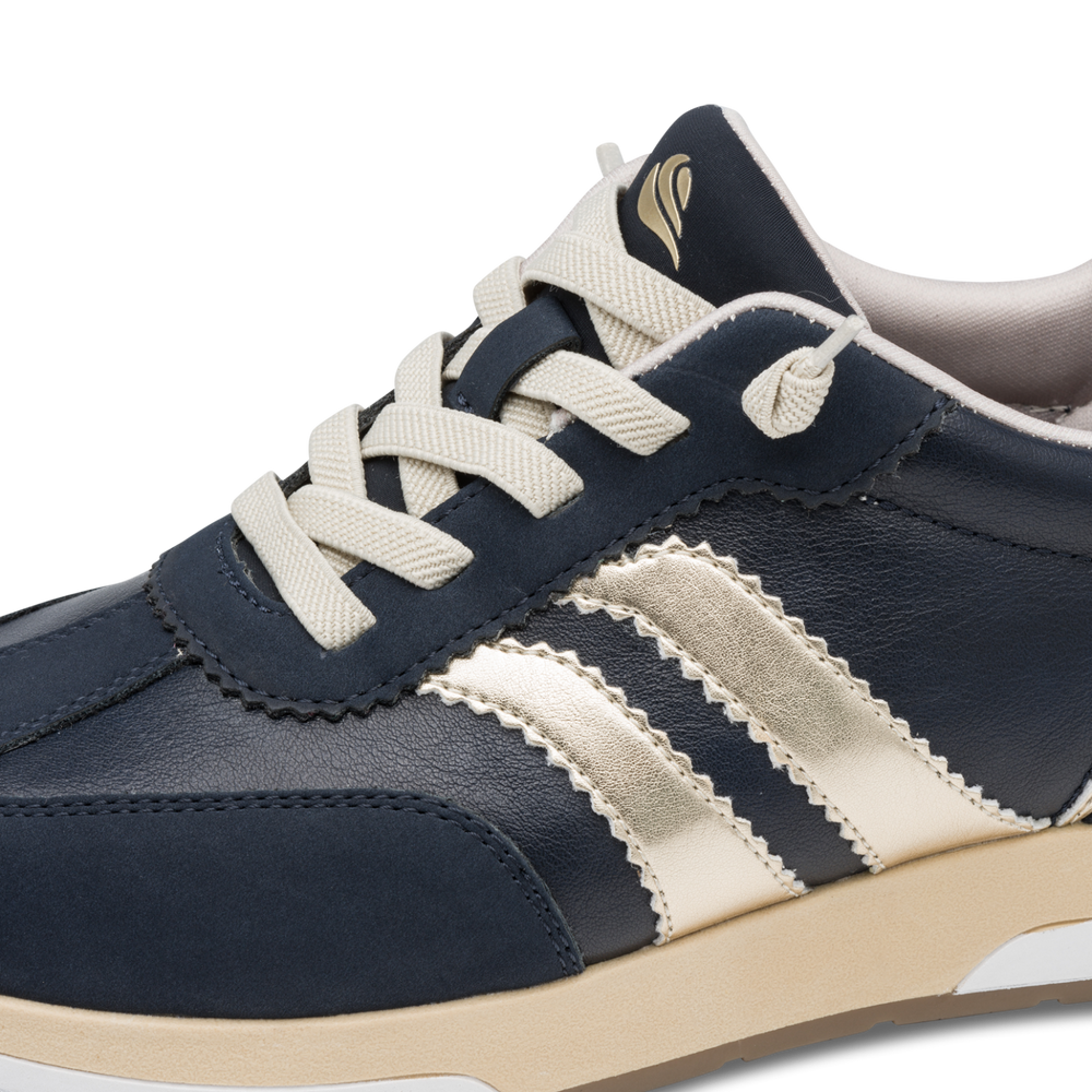 Jana Step-in trainer 23785 - navy gold