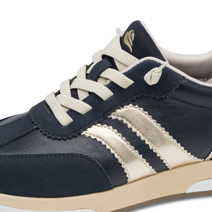 Jana Step-in trainer 23785 - navy gold