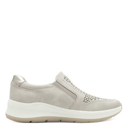 Jana 24767 beige zip - Kirbys Footwear Ltd