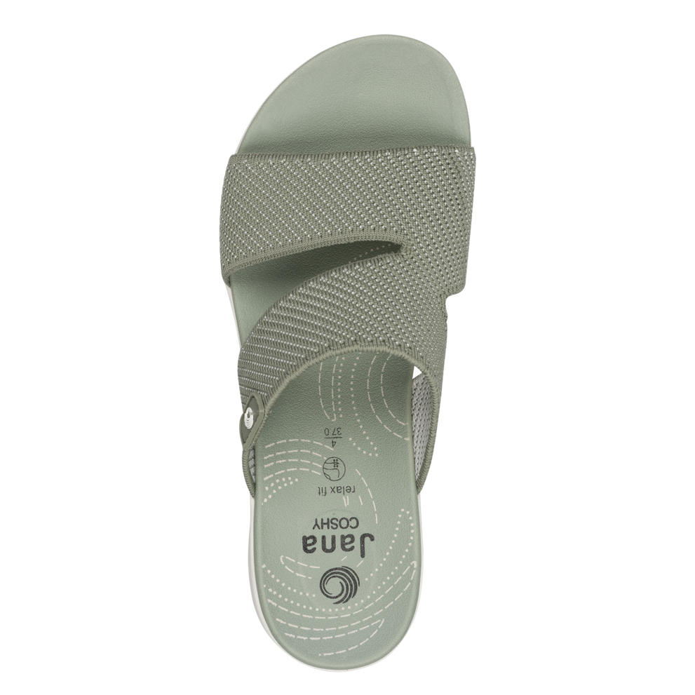 Jana sandal mule - 27270 - sage - Kirbys Footwear Ltd