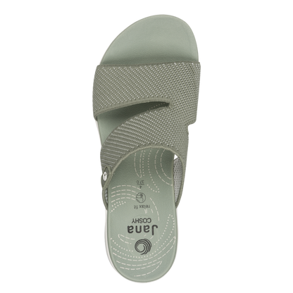 Jana sandal mule - 27270 - sage - Kirbys Footwear Ltd
