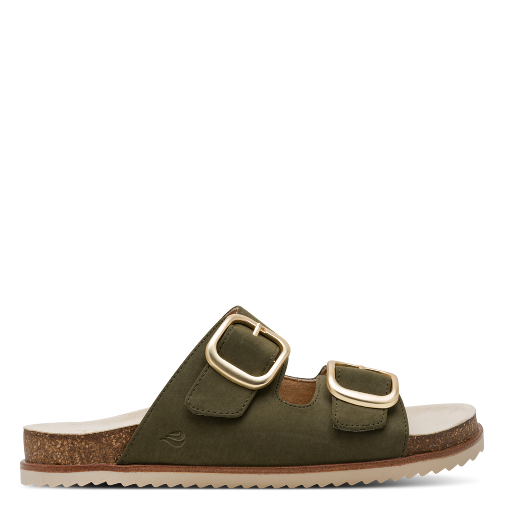 Jana sandal mule - 27461 - olive - Kirbys Footwear Ltd