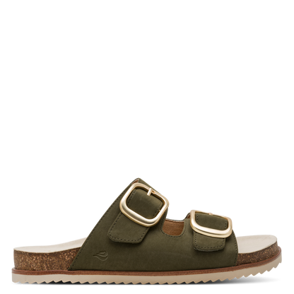 Jana sandal mule - 27461 - olive - Kirbys Footwear Ltd