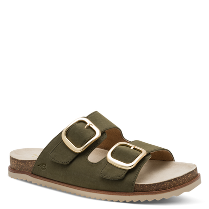 Jana sandal mule - 27461 - olive - Kirbys Footwear Ltd
