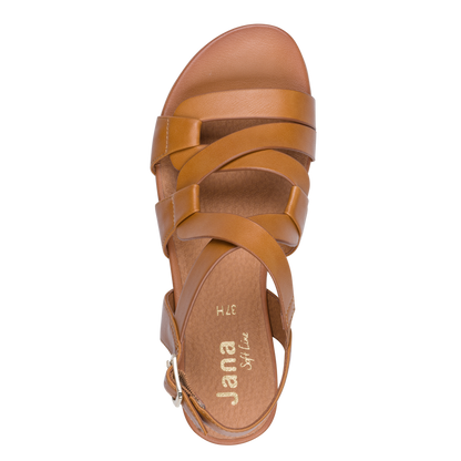Jana sandal - tan 28161 - Kirbys Footwear Ltd