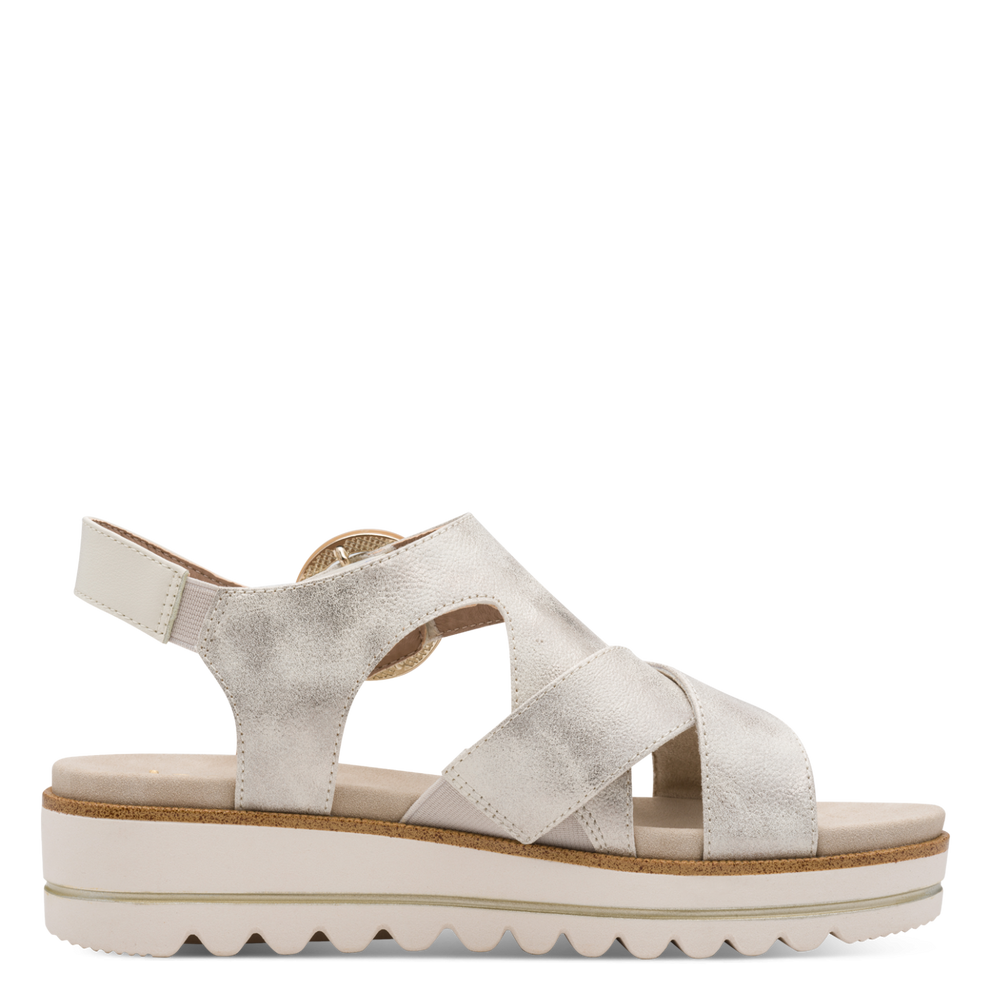 Jana sandal - 28272 beige gold - Kirbys Footwear Ltd