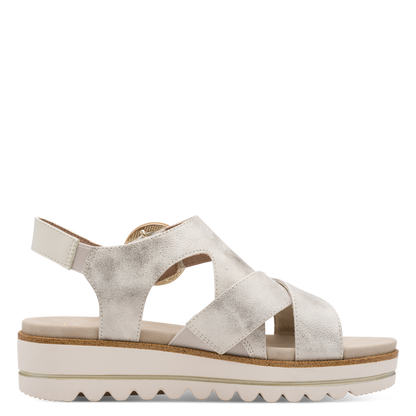 Jana sandal - 28272 beige gold - Kirbys Footwear Ltd