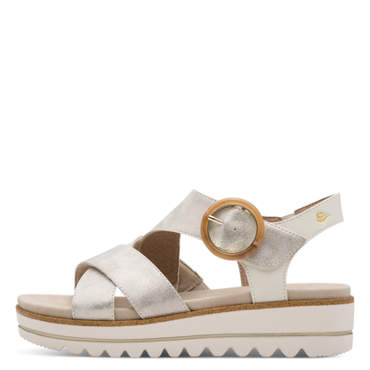 Jana sandal - 28272 beige gold - Kirbys Footwear Ltd