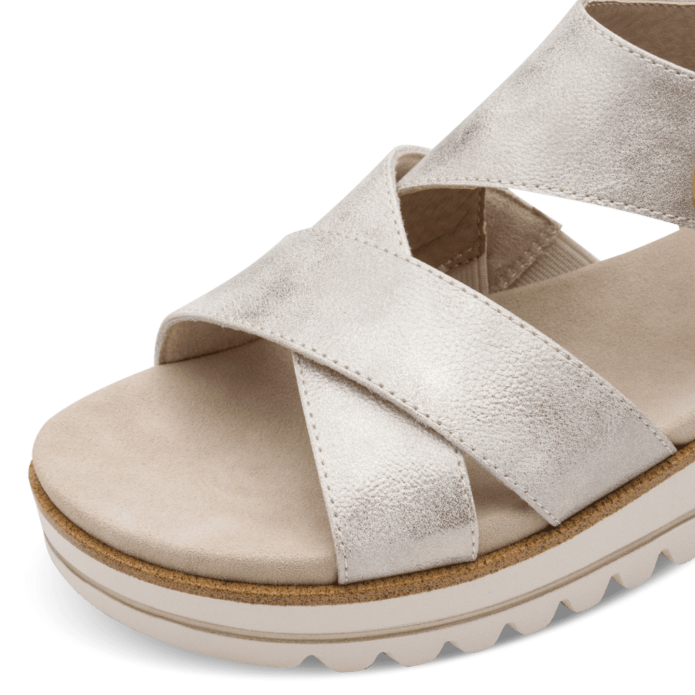 Jana sandal - 28272 beige gold - Kirbys Footwear Ltd