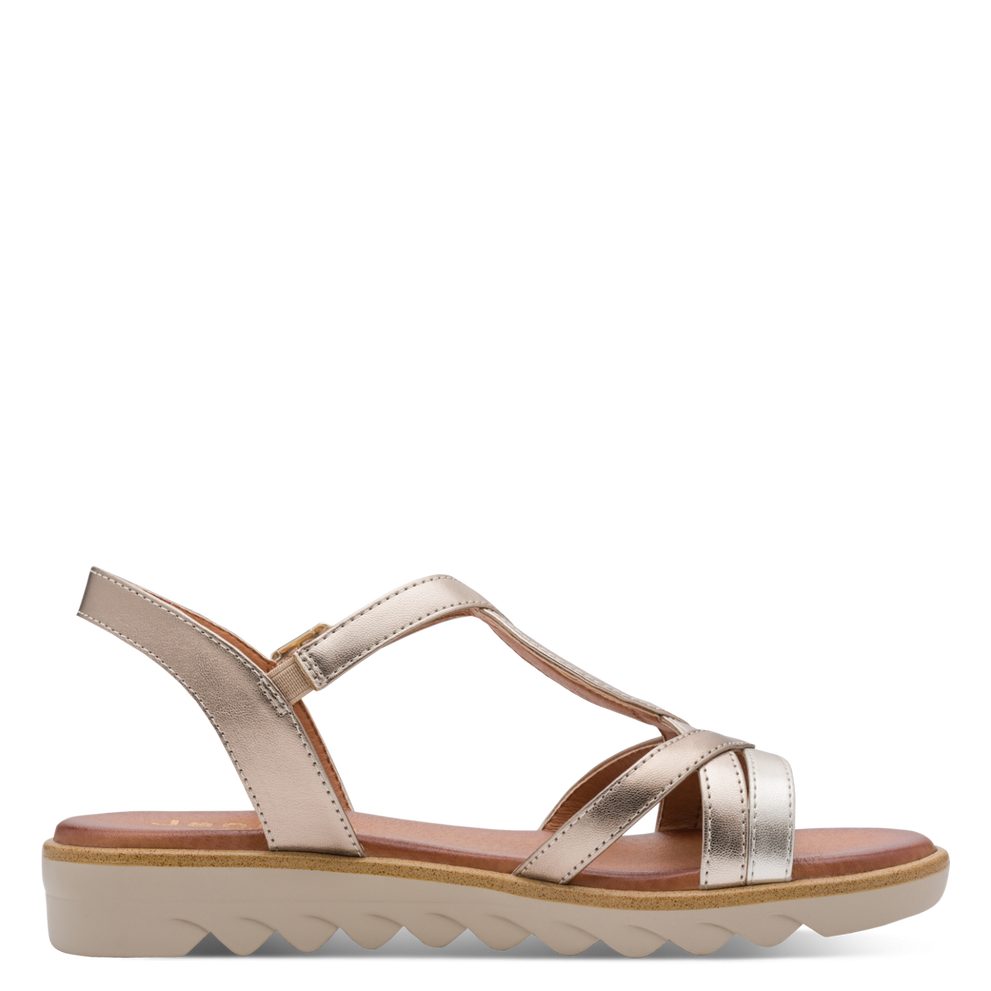 Jana sandal - metallic 28278 - Kirbys Footwear Ltd