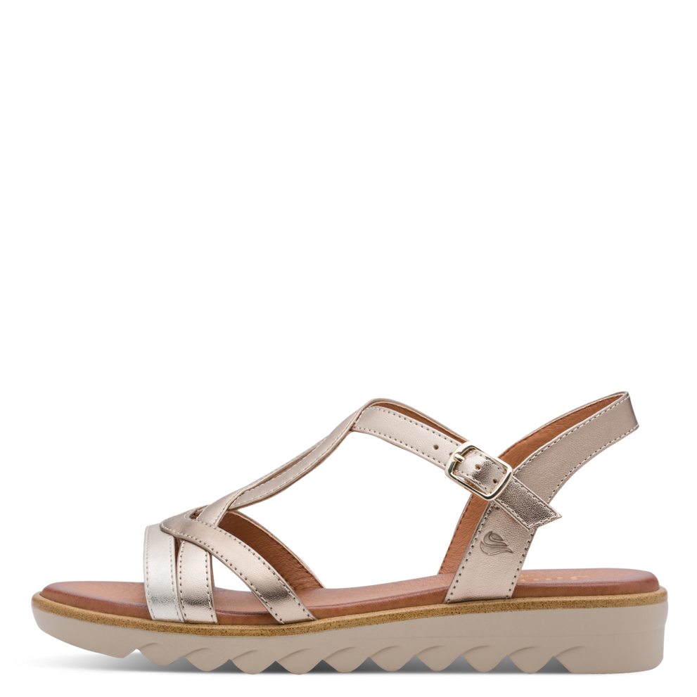 Jana sandal - metallic 28278 - Kirbys Footwear Ltd
