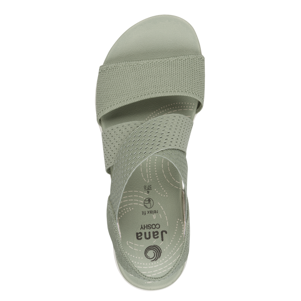 Jana sandal - sage 28768 - Kirbys Footwear Ltd