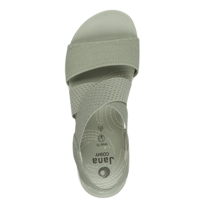 Jana sandal - sage 28768 - Kirbys Footwear Ltd