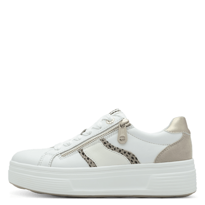 Tamaris trainer - white beige - 83716