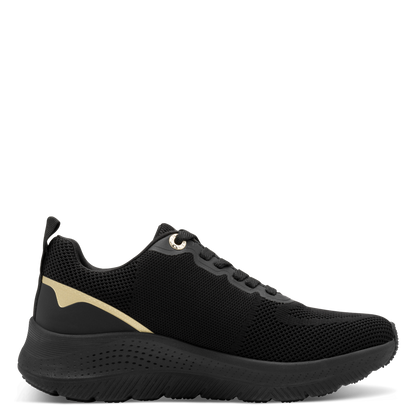 Tamaris trainers black gold waterproof 83728