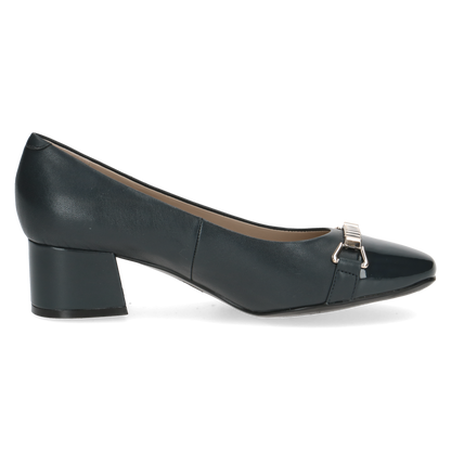 Caprice navy court leather - 22304
