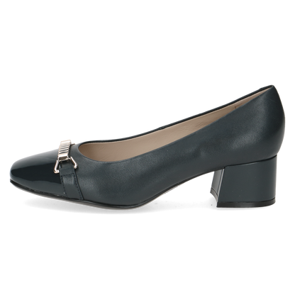 Caprice navy court leather - 22304