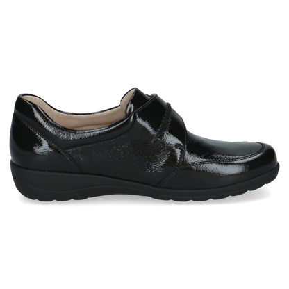 Caprice leather velcro black patent - 24753