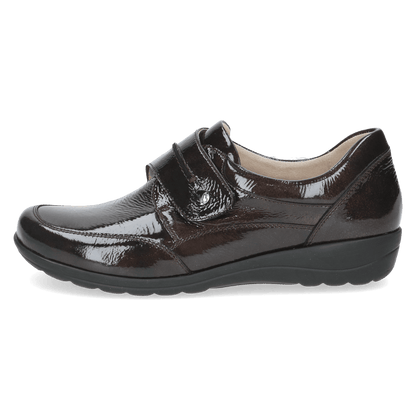 Caprice leather patent velcro Bordeaux - 24753