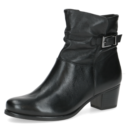 Caprice black leather boot  - 25300