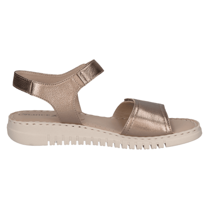 Caprice sandal taupe metallic - 28103