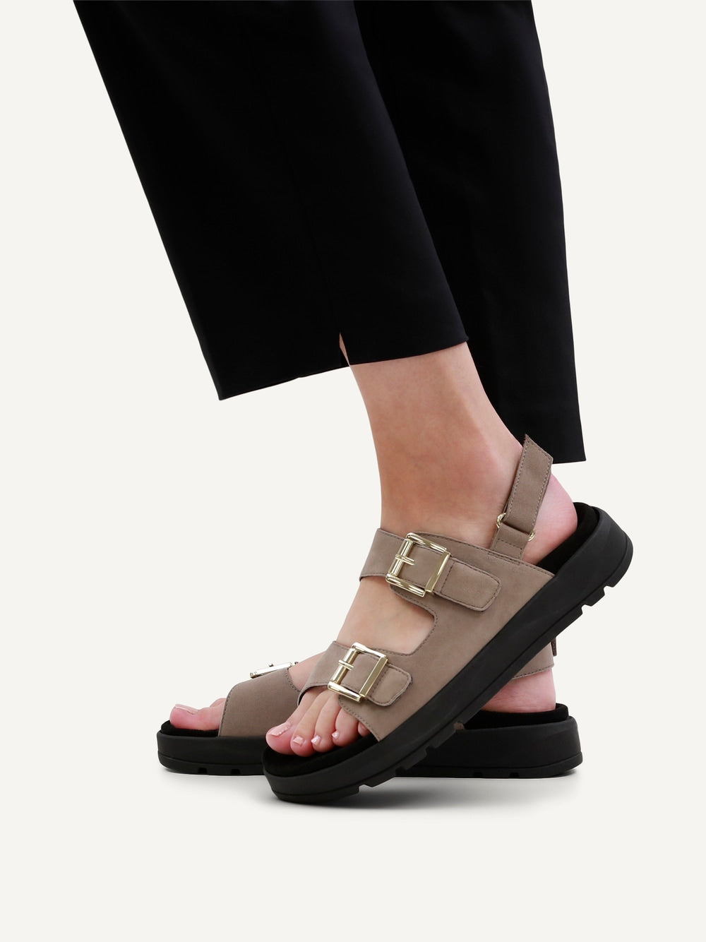 Caprice sandal mud - 28206 - Kirbys Footwear Ltd