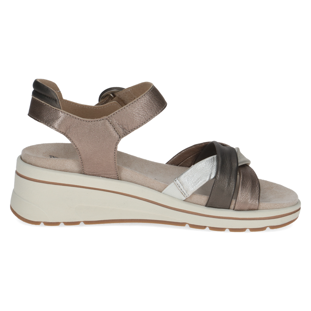 Caprice sandal taupe metallic - 28304