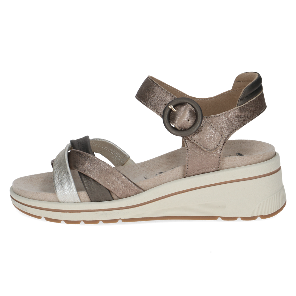 Caprice sandal taupe metallic - 28304