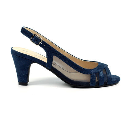 Lunar Audrina slingback navy