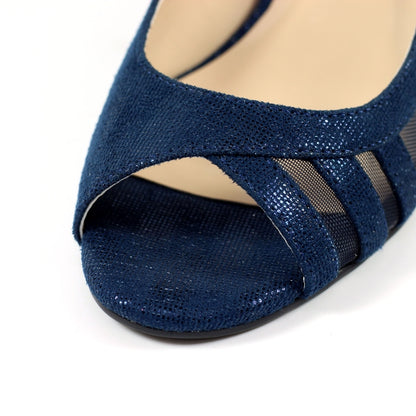 Lunar Audrina slingback navy
