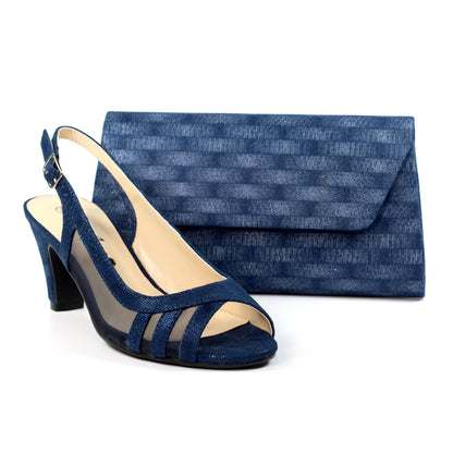 Lunar Audrina slingback navy