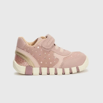 Geox Iupidoo velcro pink - Kirbys Footwear Ltd