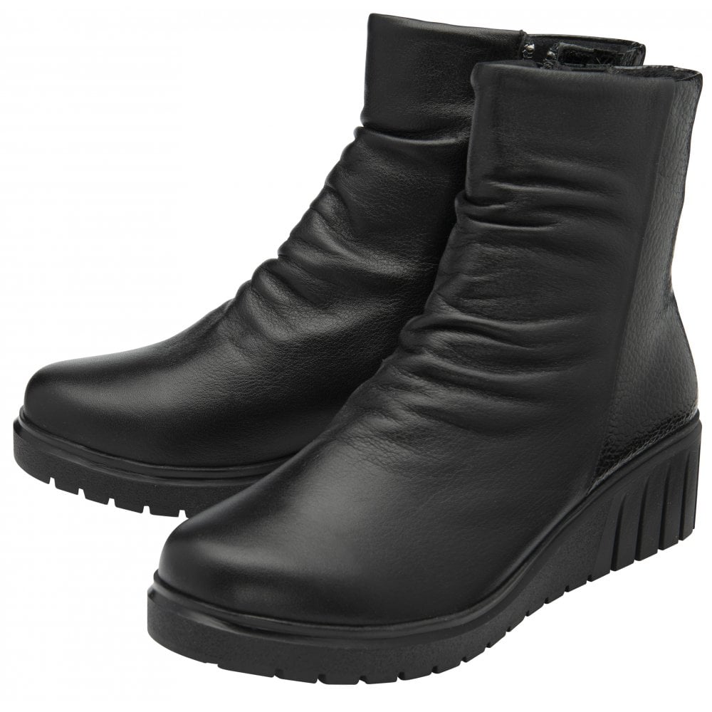 Lotus Adlee boot - black leather