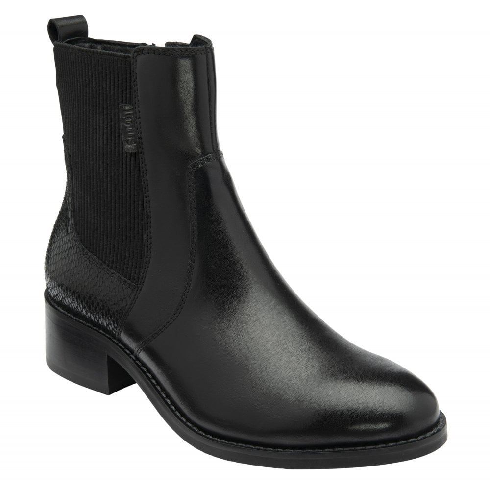 Lotus Lindley boot - black leather