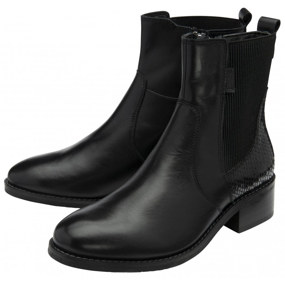 Lotus Lindley boot - black leather
