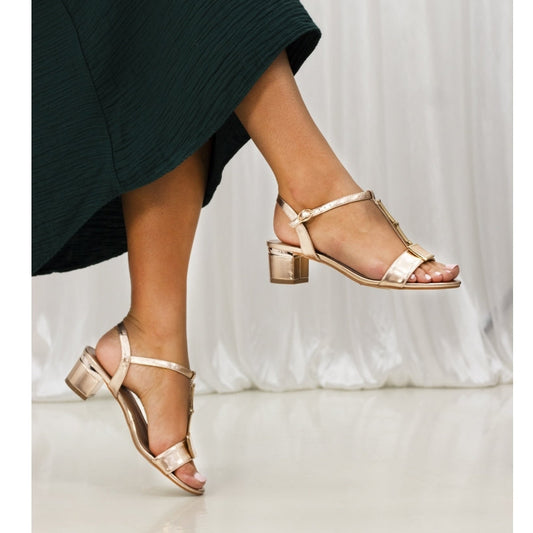 Lunar Blaze sandal - rose gold - Kirbys Footwear Ltd