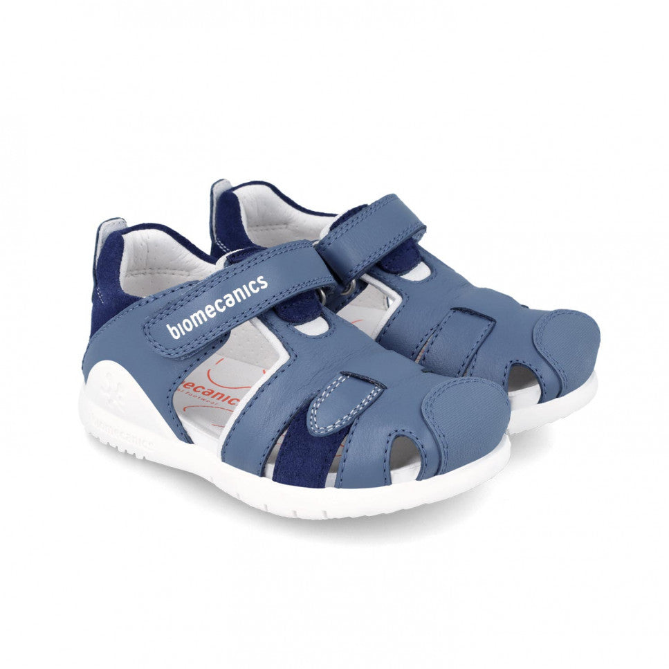 Biomecanics 242255 sandal Blue leather