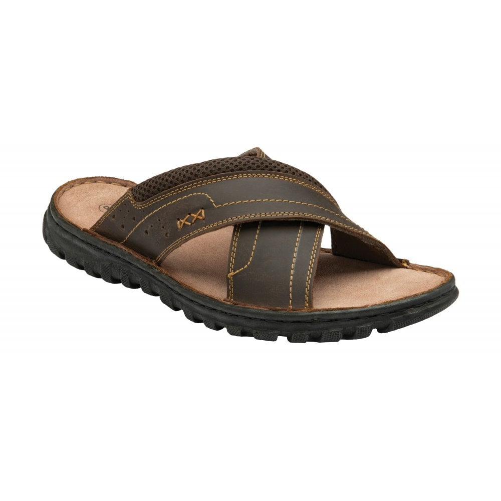Lotus Mikey mule brown - Kirbys Footwear Ltd