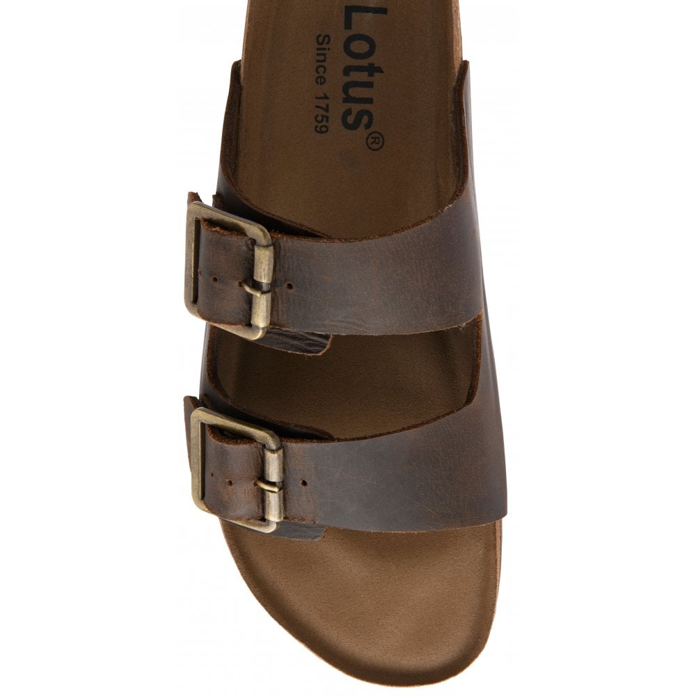 Lotus Nexus mule brown - Kirbys Footwear Ltd
