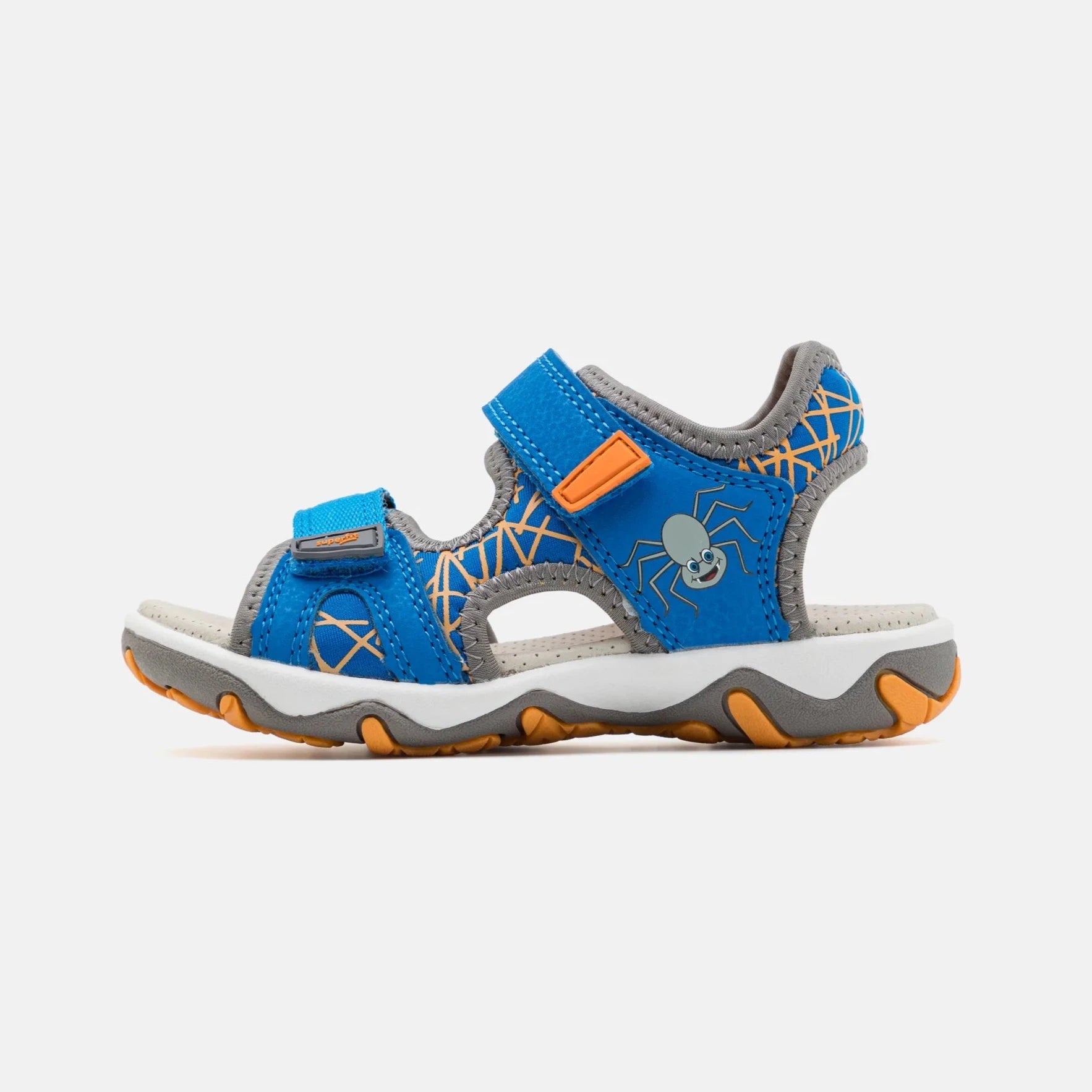 Blue and orange sandals outlet