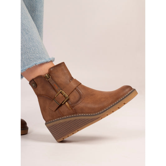 Lunar wedge boot - Cruz tan