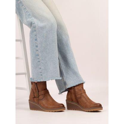 Lunar wedge boot - Cruz tan