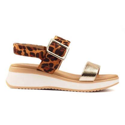 Lunar Dion sandal - leopard - Kirbys Footwear Ltd